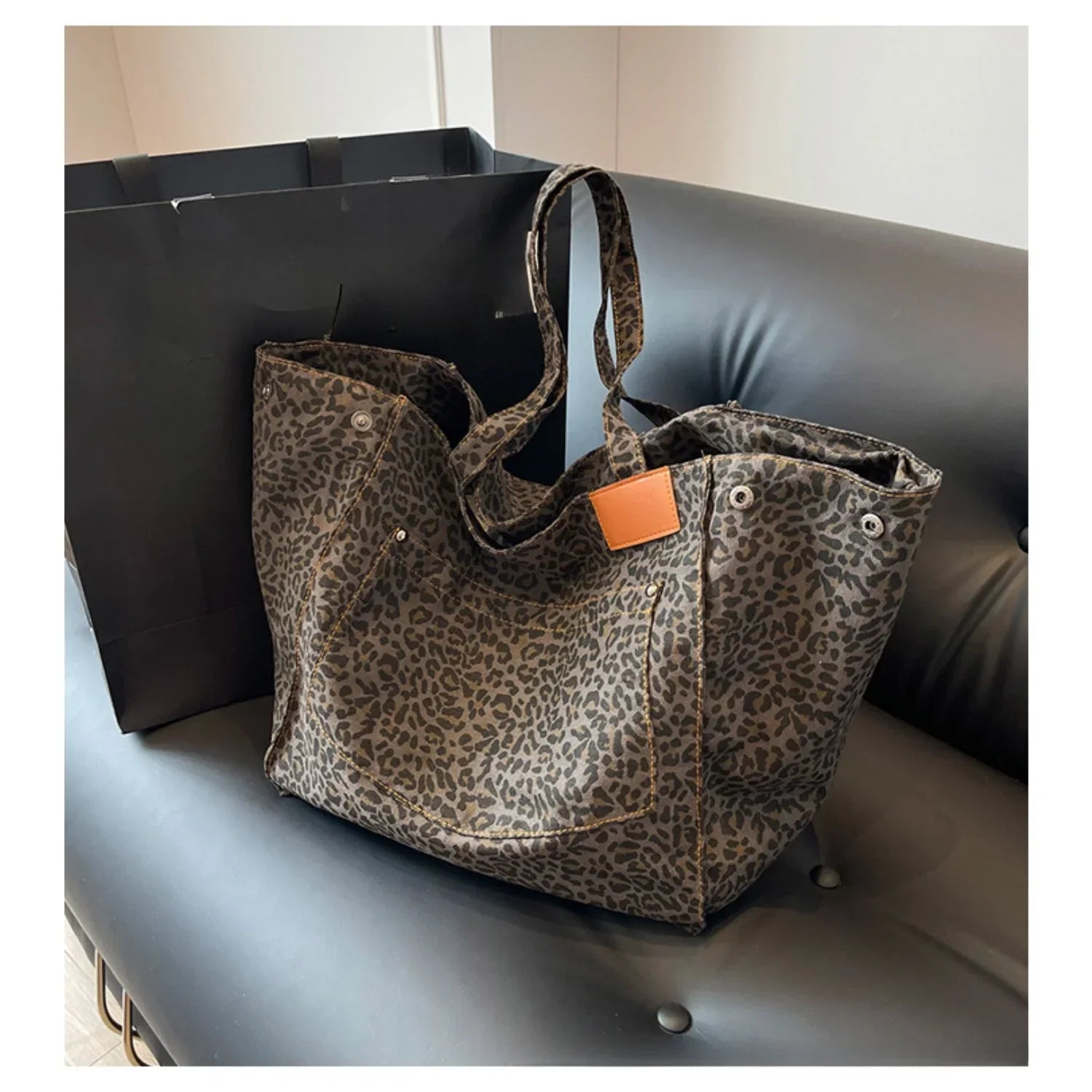 Vivienne™ | Luipaard Shopper